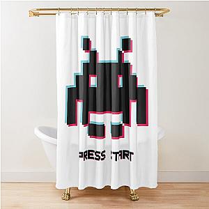 Space Invaders Arcade Shower Curtain