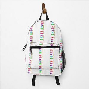 Space Invaders Vertical with Color Backpack