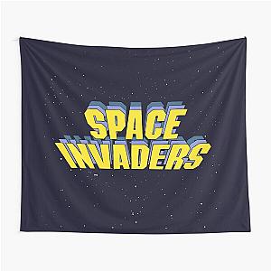 Space Invaders Arcade Game Tapestry