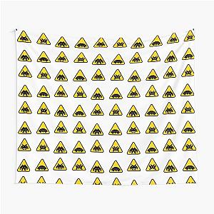 Space invaders Shadow version Tapestry