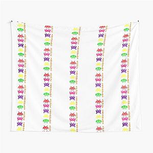 Space Invaders Vertical with Color Tapestry