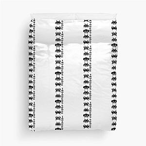 Space Invaders Vertical Duvet Cover