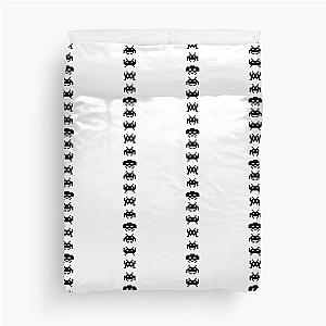 Space Invaders Vertical Duvet Cover