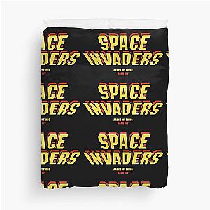 Space Invaders but for people Duvet Cover