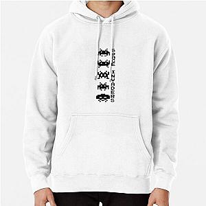 Space Invaders Vertical Pullover Hoodie