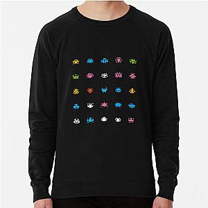 Space Invaders (Rainbow) Lightweight Sweatshirt