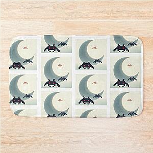 Space Invaders and Moon Bath Mat