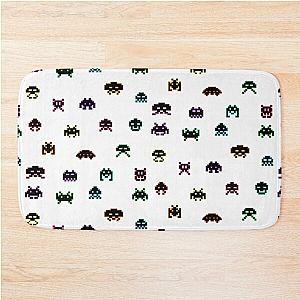 Space Invaders Collection in Black Bath Mat