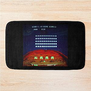 Classic Space Invaders Game Bath Mat