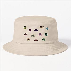 Space Invaders Collection in Black Bucket Hat