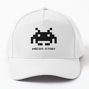 Press Start to Play Space Invaders Baseball Cap