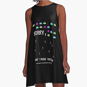 Space Invaders Funny T-Shirt Dress