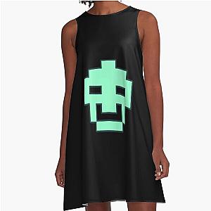 Space Invaders A-Line Dress