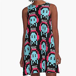 Space Invaders Arcade vs A-Line Dress