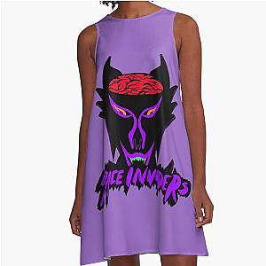 Space Invaders A Line Dress