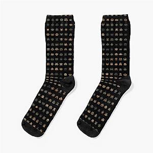 Space Invaders Camo  Socks