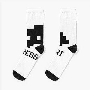 Start to Play Space Invaders Mothership Socks