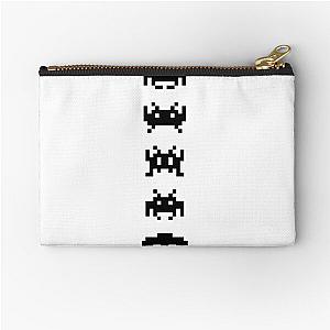 Space Invaders Vertical Zipper Pouch