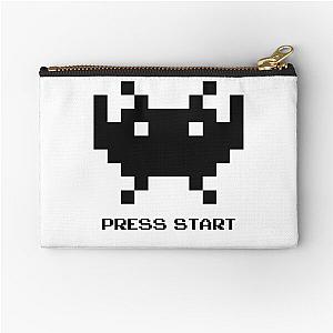 Press Start to Play Space Invaders II Zipper Pouch