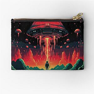 Pixel Art Space Invader Zipper Pouch