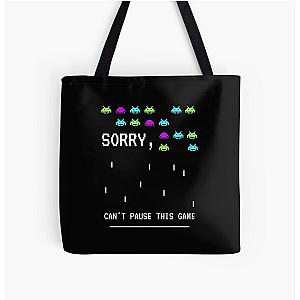 Space Invaders Funny Tote Bag