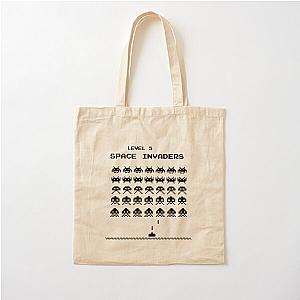 Space invaders game Cotton Tote Bag