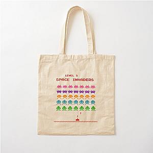 Space invaders game Cotton Tote Bag