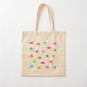 Space Invaders Cotton Tote Bag
