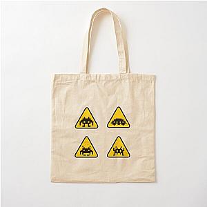 Space Invaders Cotton Tote Bag