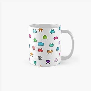 Space Invaders Collection In Color Black Outline Classic Mug