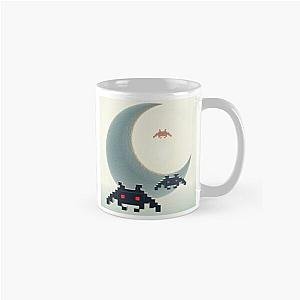 Space Invaders and Moon Classic Mug