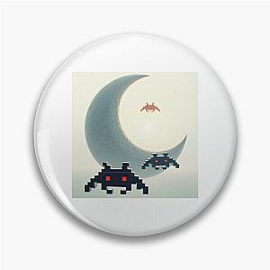 Space Invaders and Moon Pin