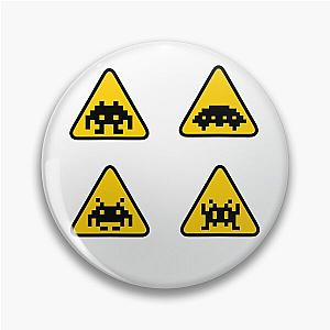 Space invaders pin