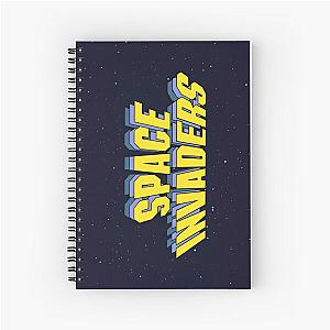 Space Invaders Arcade Game Spiral Notebook