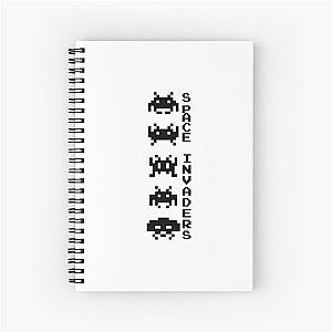 Space Invaders Vertical Spiral Notebook