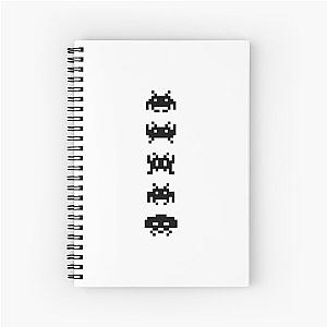 Space invaders vertical Notebook