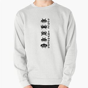 Space invaders vertical Pullover Sweatshirt