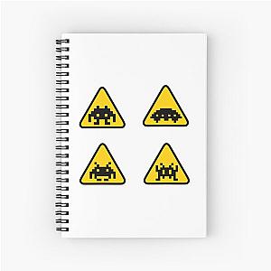 Space Invaders Spiral Notebook
