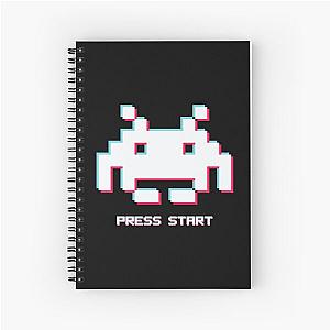 Space Invaders Arcade Spiral Notebook