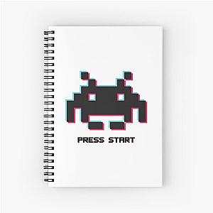 Space Invaders Arcade Spiral Notebook