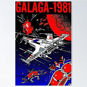 Vintage Space Invaders Poster