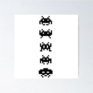 Space Invaders Vertical Poster