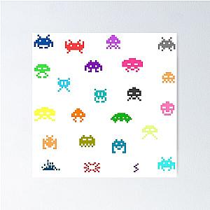 Space Invaders Collection Poster