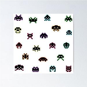 Space Invaders in Black