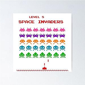 Space invaders game poster