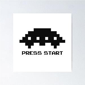 Start to Play Space Invaders Mothership Poster