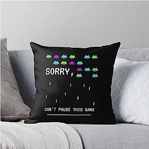 Space Invaders Funny T-Shirt Pillow