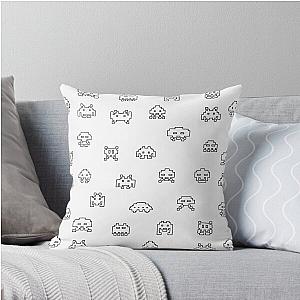 Space Invaders Throw Pillow