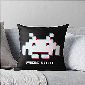 Space Invaders Arcade Throw Pillow
