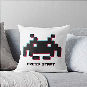 Space Invaders Arcade Throw Pillow